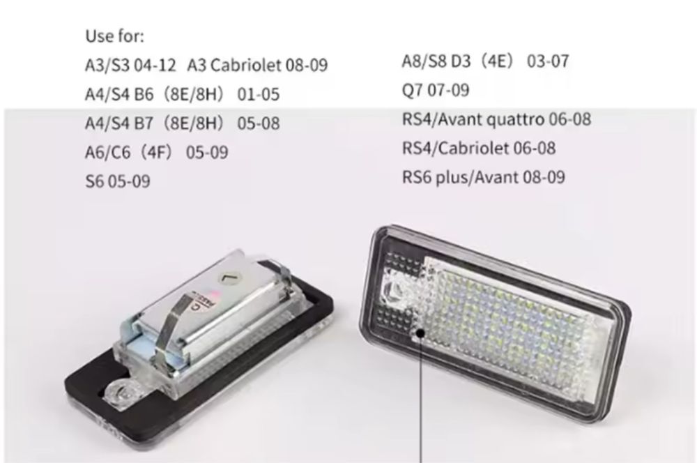 Luz matricula Led - Audi - passat