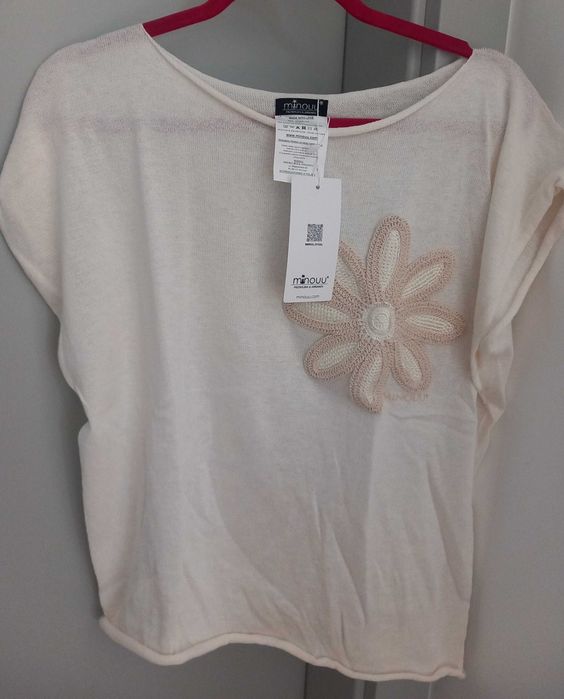 T-shirt minouu kwiat