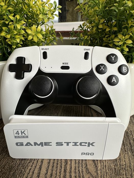 Игровая приставка Game Stick Pro 4K 2 джойстика Денди/ Сега /Sony PlayStation ігрова консоль