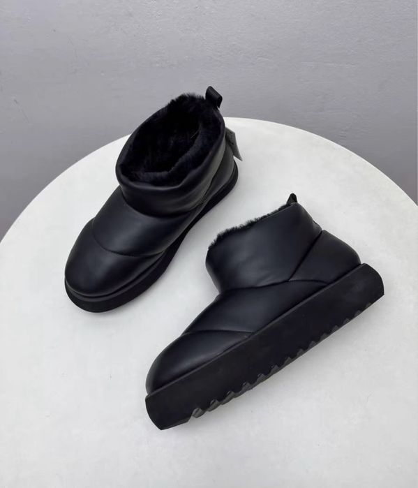 Жіночі шкіряні угги ugg дутики Oysho оригінал