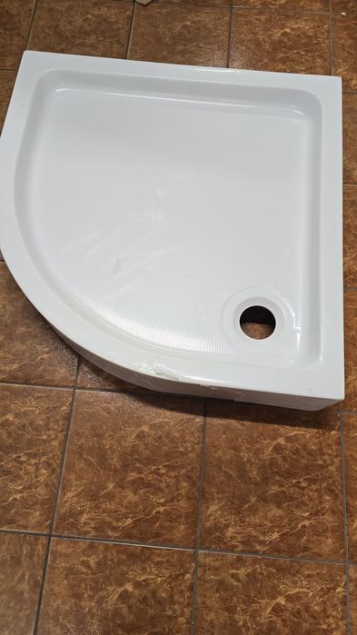 Brodzik do kabiny prysznicowej półokrągły 90cm