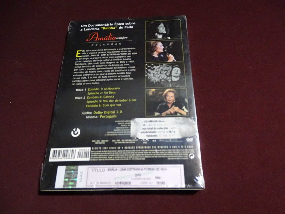 DVD-Amália sempre-Edição 2 discos-Selado