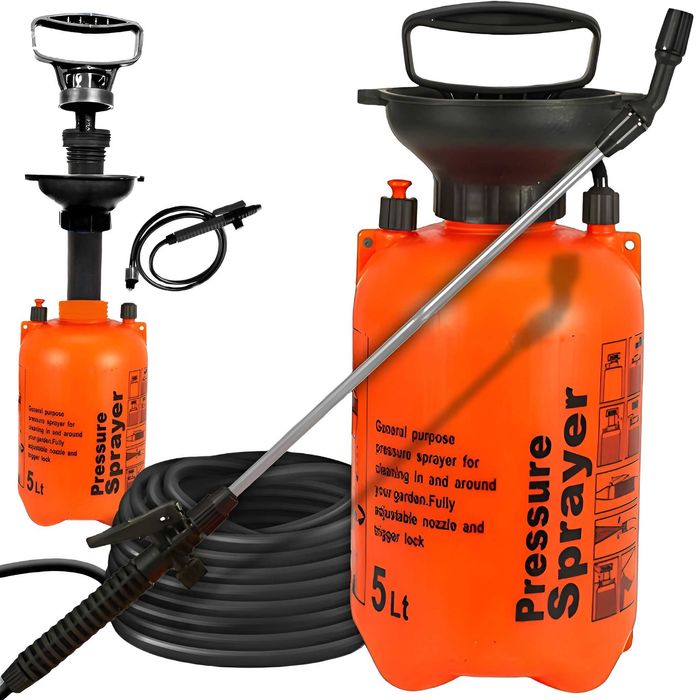 Opryskiwacz ciśnieniowy ogrodowy ręczny 5l