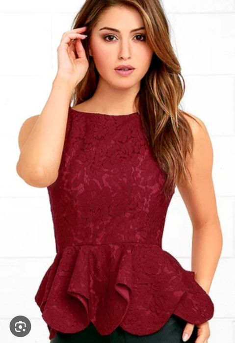 Блуза з юбкою  рюші