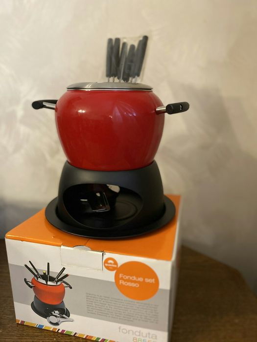 Емальований набір для фондю Granchio Rosso Fonduta (88553)- Italy