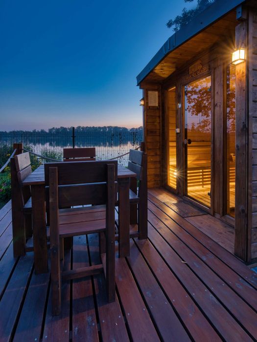 Apartament nad brzegiem jeziora, sauna, balia, ognisko