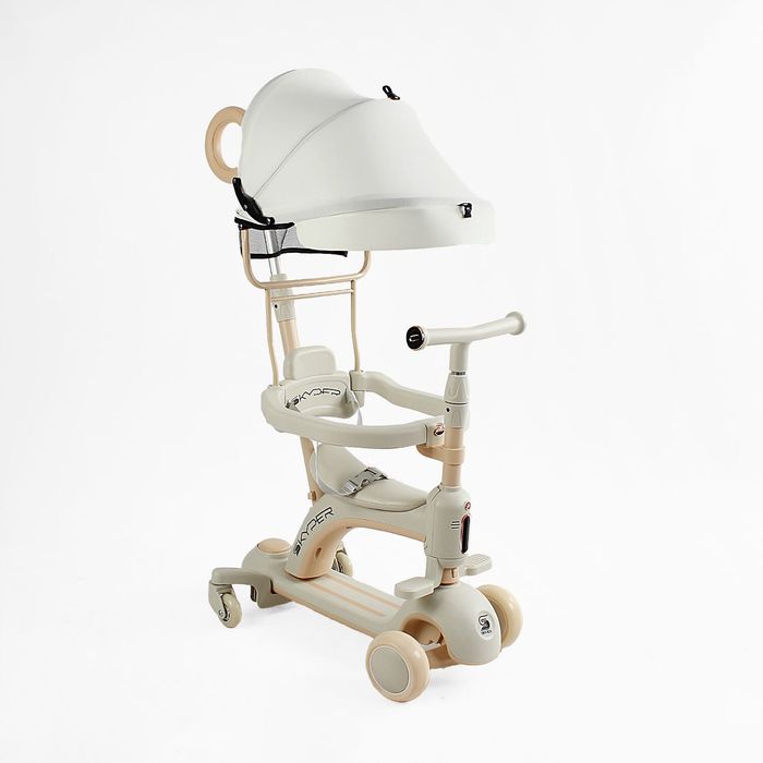 Самокат с родительской ручкой и сиденьем 3 в1  от 1 года