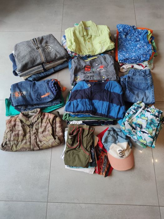 Zestaw ubrań 110 116 chlopak