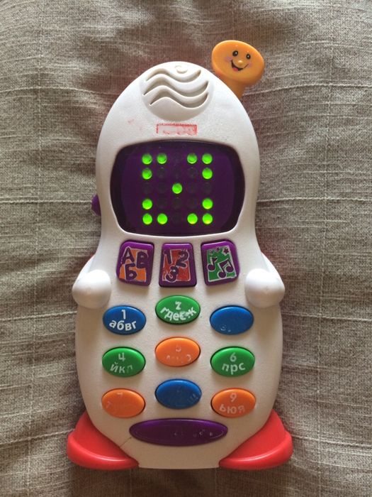 Fisher price развивающий музыкальный телефон на украинском языке
