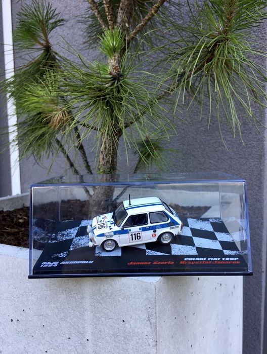 FIAT 126P rajdowy-auta PRL,model,rally cars,autka,kolekcja