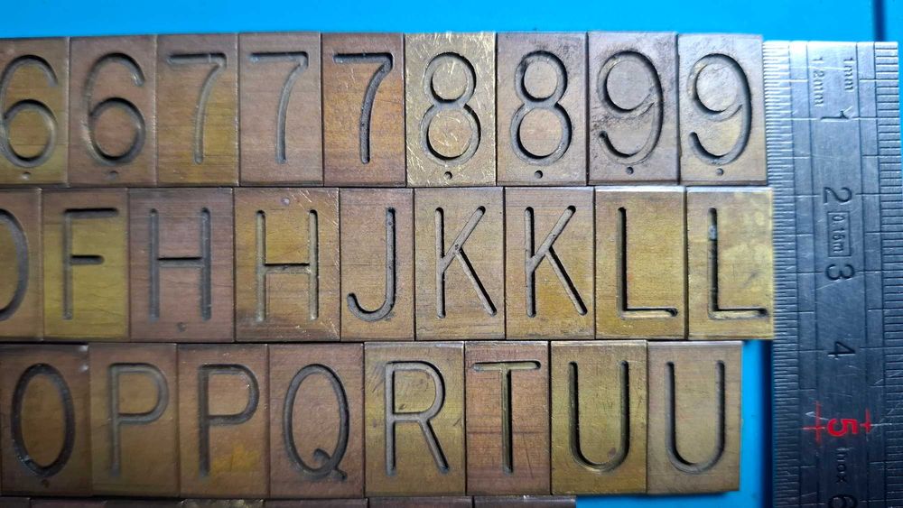 Alfabeto para pantógrafo