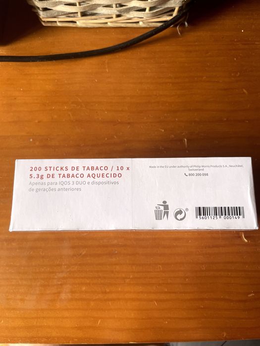 Volume Sienna Caps (10 maços) selado