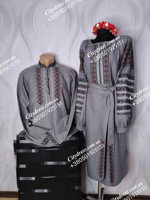 сукні, костюми з вишивкою ,парні вишиванки