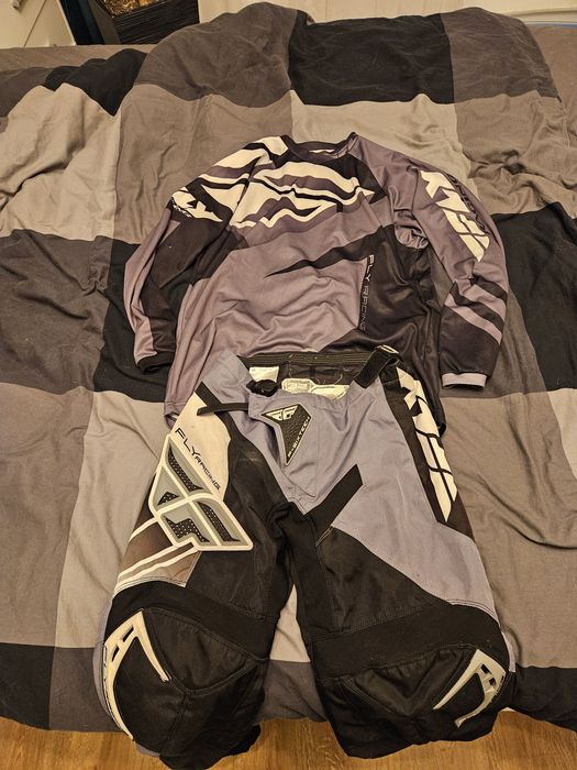 Strój motocross spodnie koszulka fly racing (M)