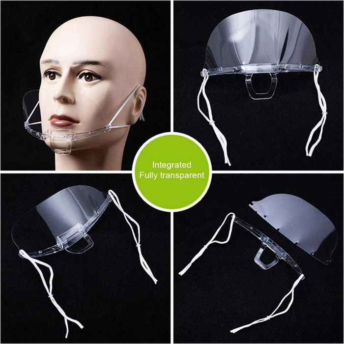 Przyłbica - Maska Ochronna - Osłona na Usta i Nos | 10szt