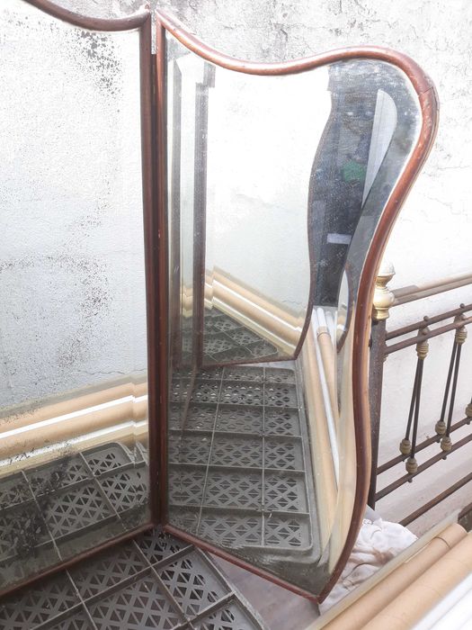 Antigo Espelho de toucador Anos 40