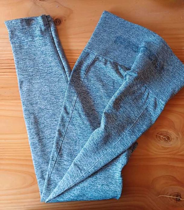 Leggings Prozis de Cintura Alta Contour - Blue Melange