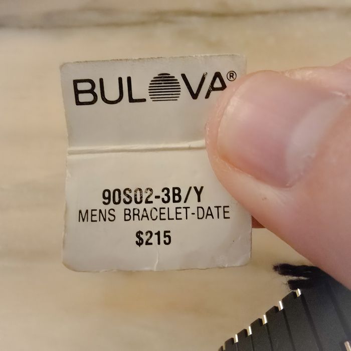 Bulova Marine Star navi bransoleta NOS metka solidny kwarcowy prezent