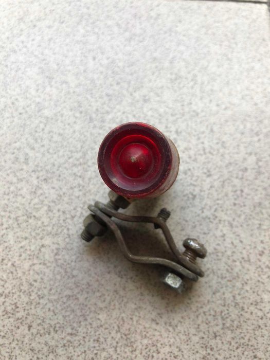 Stara tylna lampka rowerowa PRL