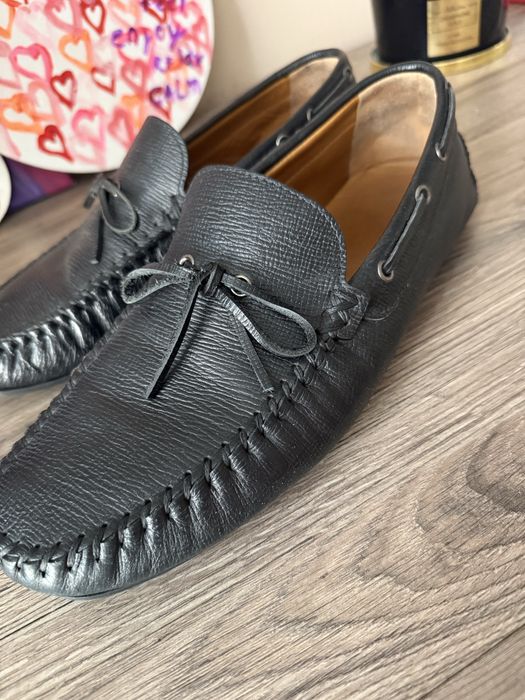 Мужские  кожаные мокасины Massimo Dutti