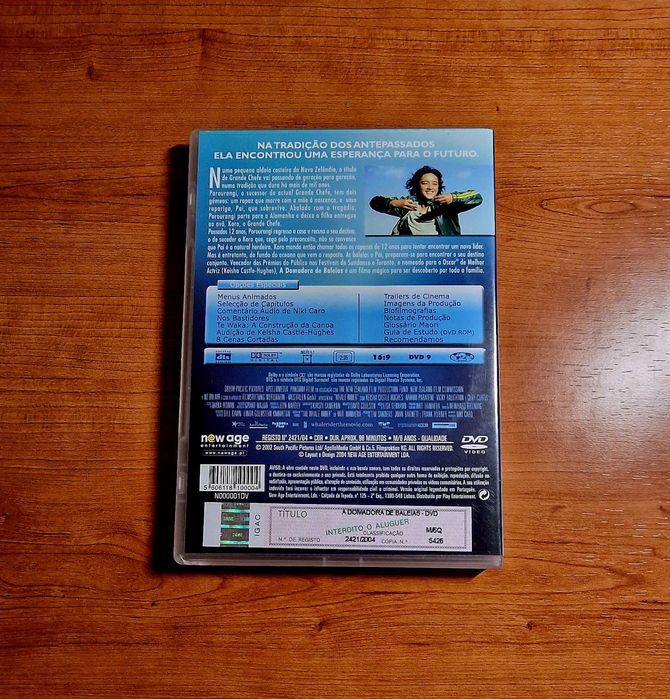 A DOMADORA DE BALEIAS (Niki Caro) Keisha Castle-Hughes/Vicky Haughton