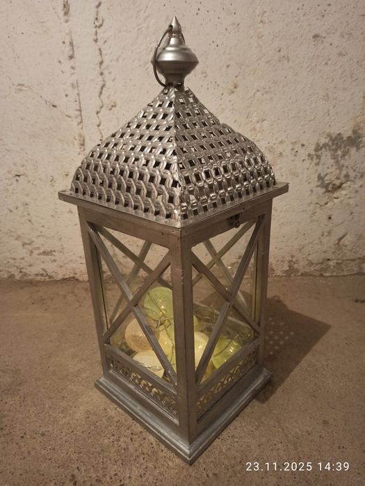Lampion metalowy