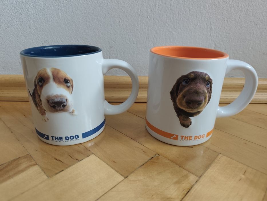 Dwa duże kubki 3D The Dog Artist Collection