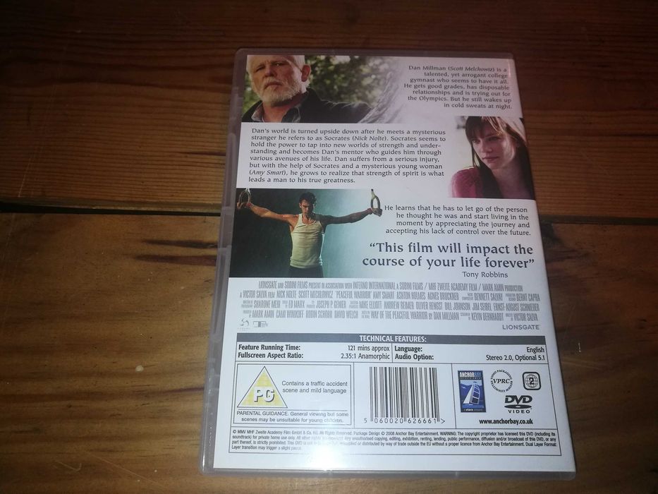 PEACEFUL WARRIOR  DVD (sem legendagem Inglês)