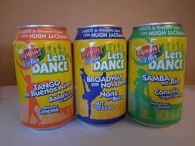 Lote de 81 latas de bebidas diversas - Frutea e Lipton Ice Tea