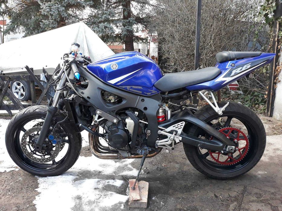 Yamaha YZF-R6 R6 stunt street uszkodzona Bydgoszcz • OLX.pl