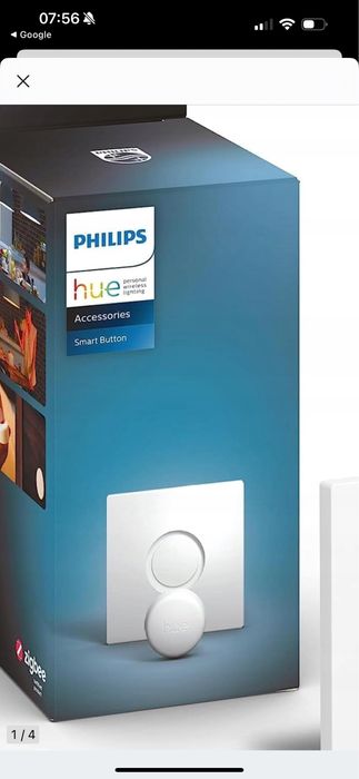 Philips Hue , smart button przełącznik