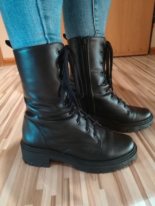 Workery trzewiki trapery damskie ocieplane