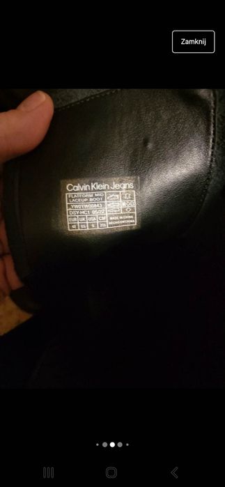 Buty Glany Calvin Klein