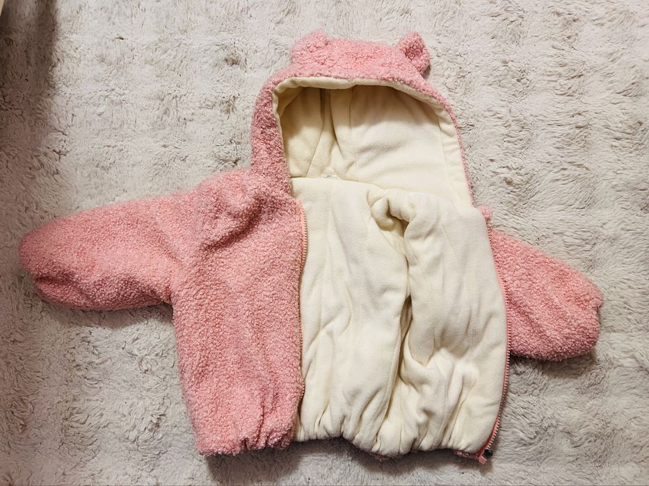 Куртка тедді з шапочкою
