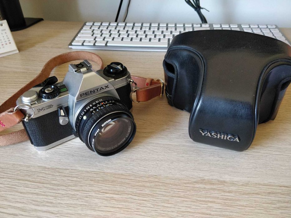 Câmera analógica Pentax MG + lente 50mm - testada, 100% a funcionar