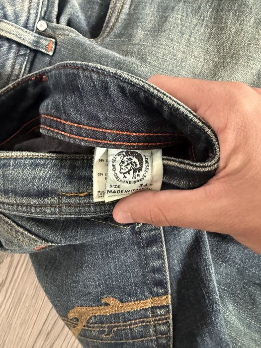 Vintage bootcut diesel jeans drill drip y2k opium archive