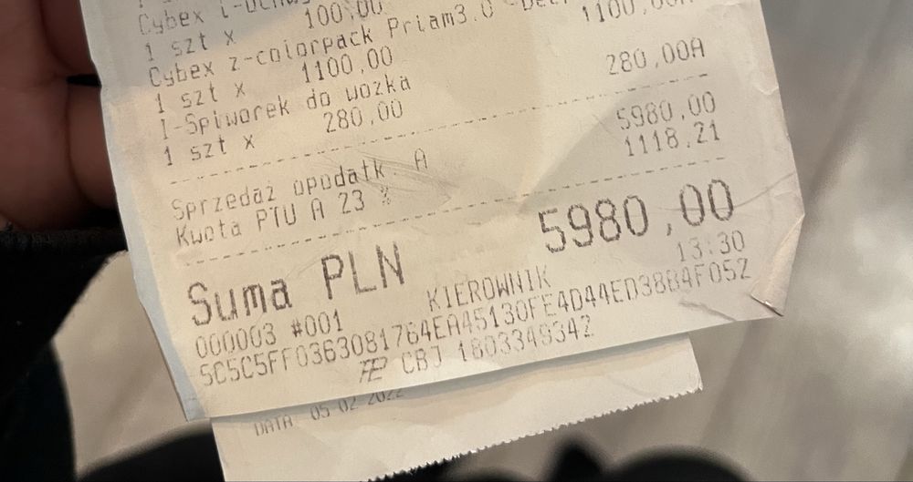 CYBEX PRIAM 3.0 ChromeBlack 2w1 / AKCESORIA