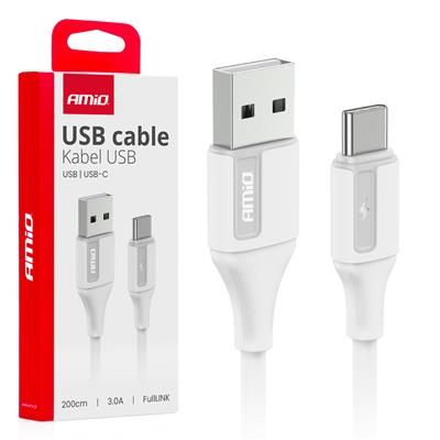 Kabel do ładowania USB-A USB-C 3A 200cm FullLINK