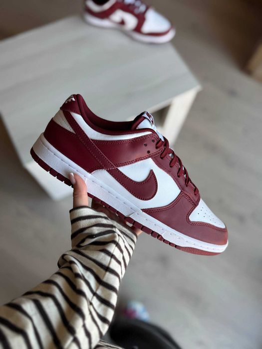 Nike Dunk Low Team Red. Чоловічі кросівки. Оригінальні кросівки. Данки. Демісезон