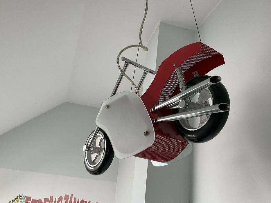 Lampa / żyrandol dla chłopca motor