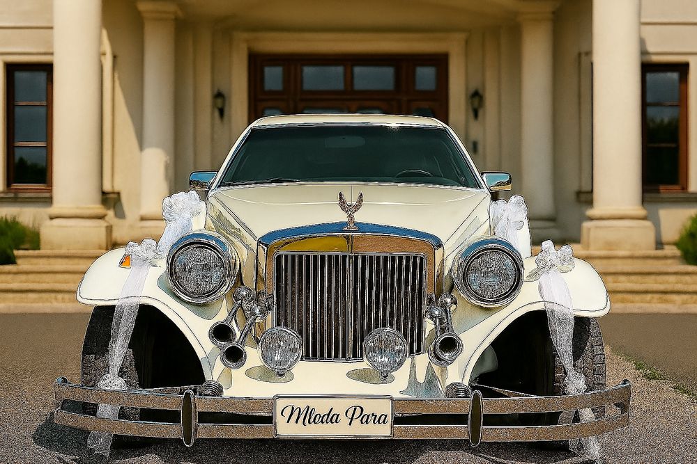 AUTO DO ŚLUBU Zimmer Golden Spirit unikat klasyk V8, Gatsby, Mustang