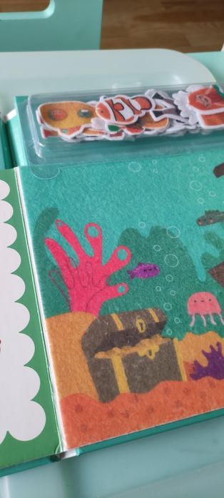 Livro Feltro Mágico Oceano