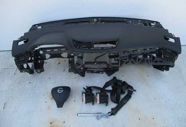 Nissan Qashqai j12 tablier airbag cintos