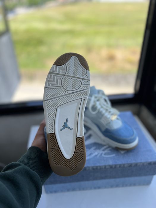 Jordan 4 denim worn blue