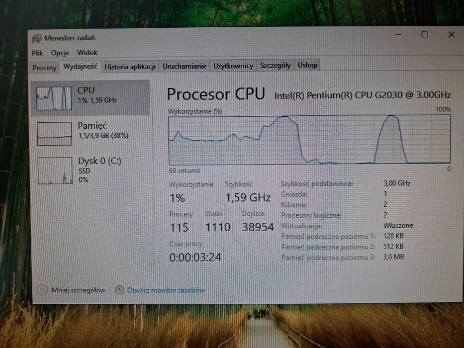 Komputer DELL OPTIPLEX 7010 Intel Pentium G2030 3.00GHz