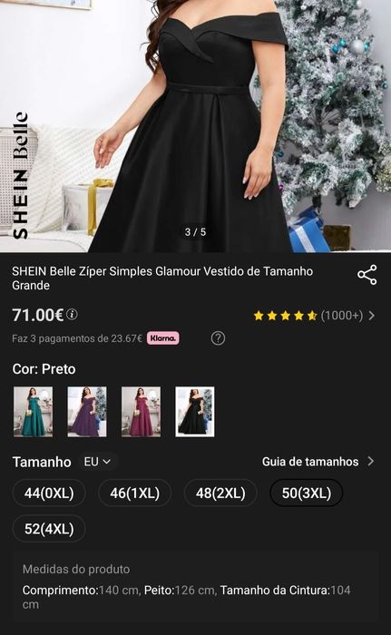 Vestido cerimónia preto