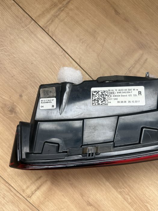 Оригінал Задні фонарі фари ліхтарі Audi A5 S5 B9 Америка
