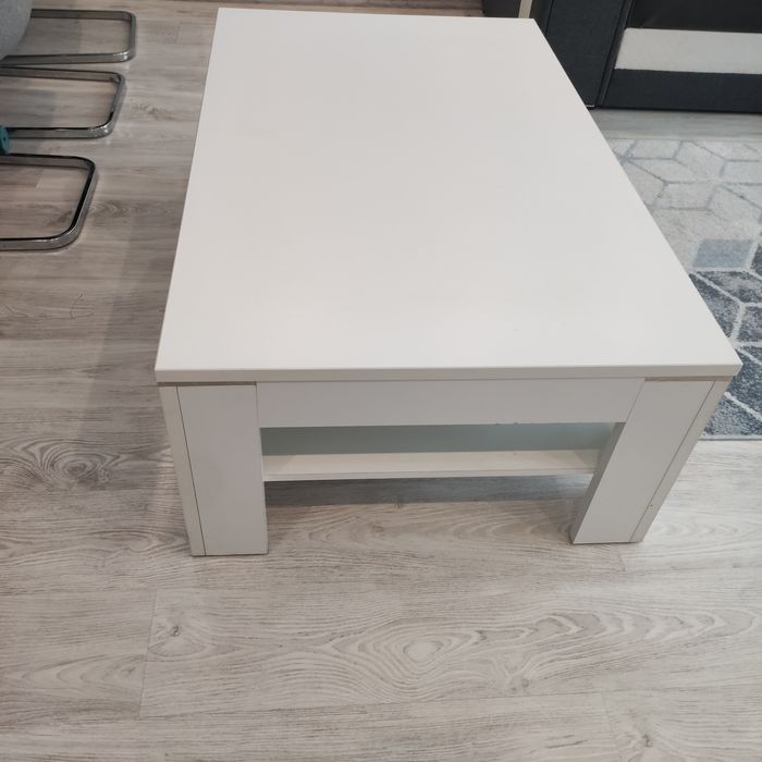 Biała ława/ stolik kawowy