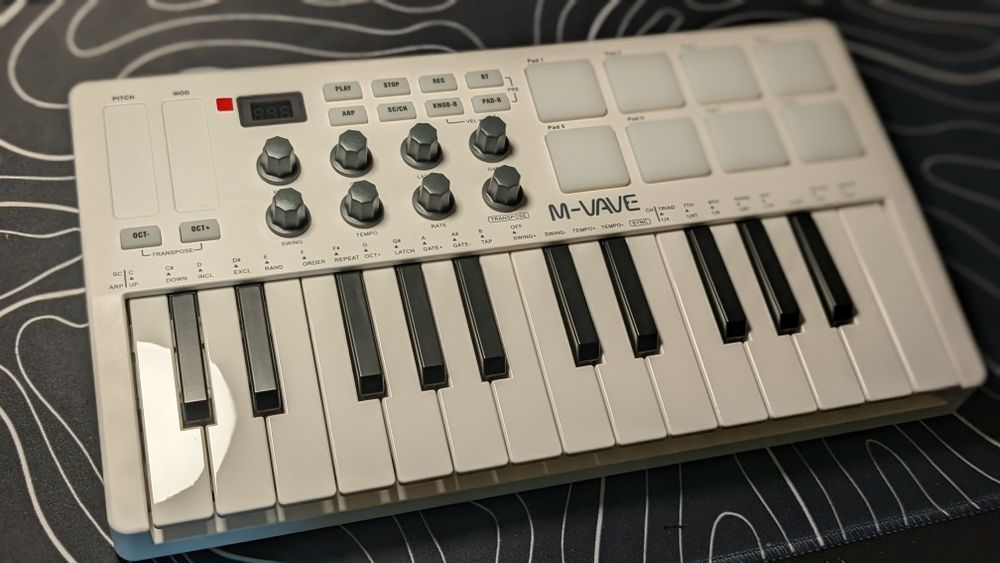 Міді клавіатура контролер M-VAVE SMK-25(2000mAh)