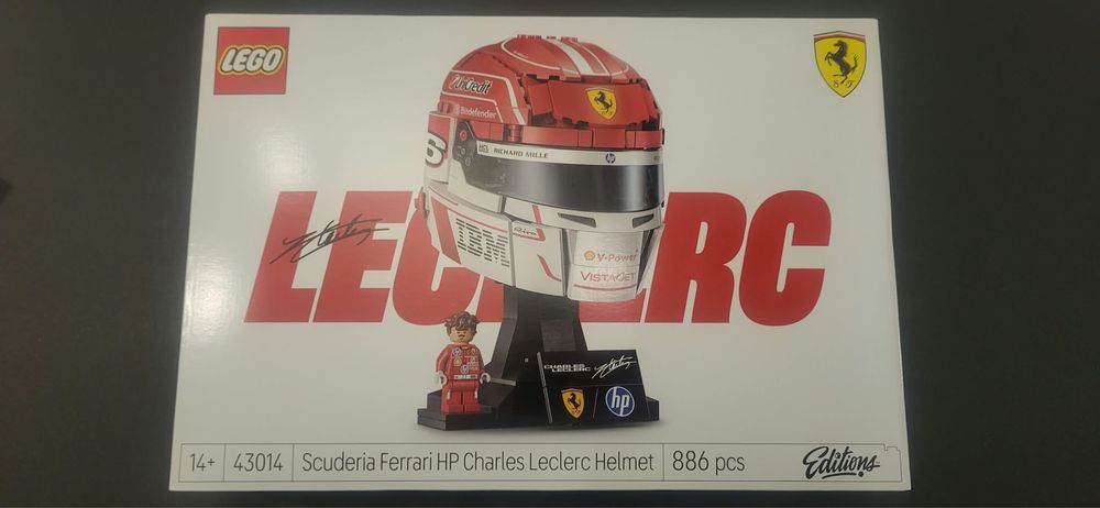 Klocki Lego kask Charles Leclerc